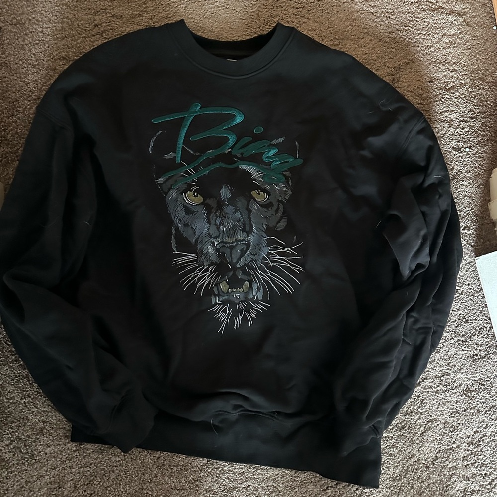 Anine Bing Kenny Black Panther Sweatshirt